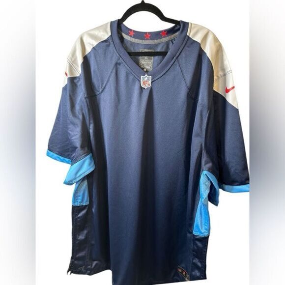 NWOT NIKE NFL Tennessee Titans Blue Football Jersey- Size 3XL - Picture 1 of 8